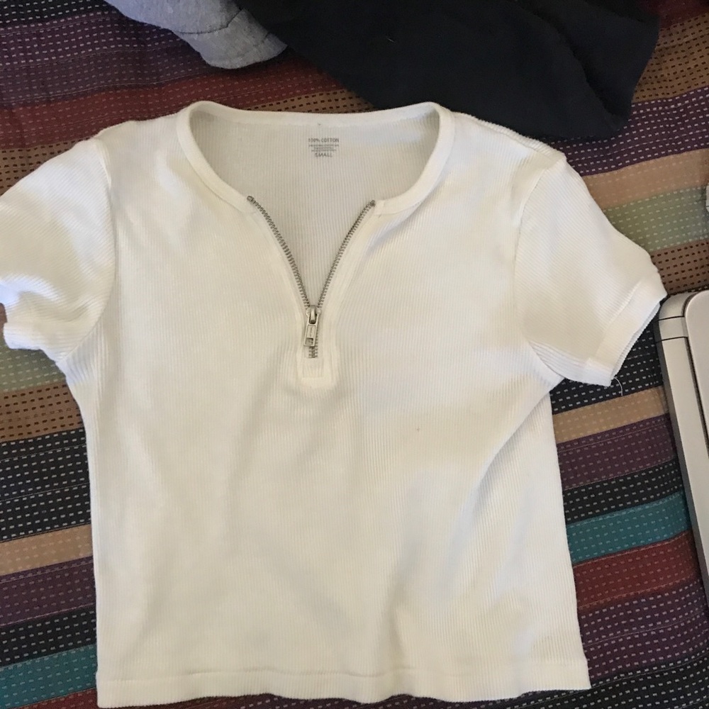 Brandy Melville half zip shirt